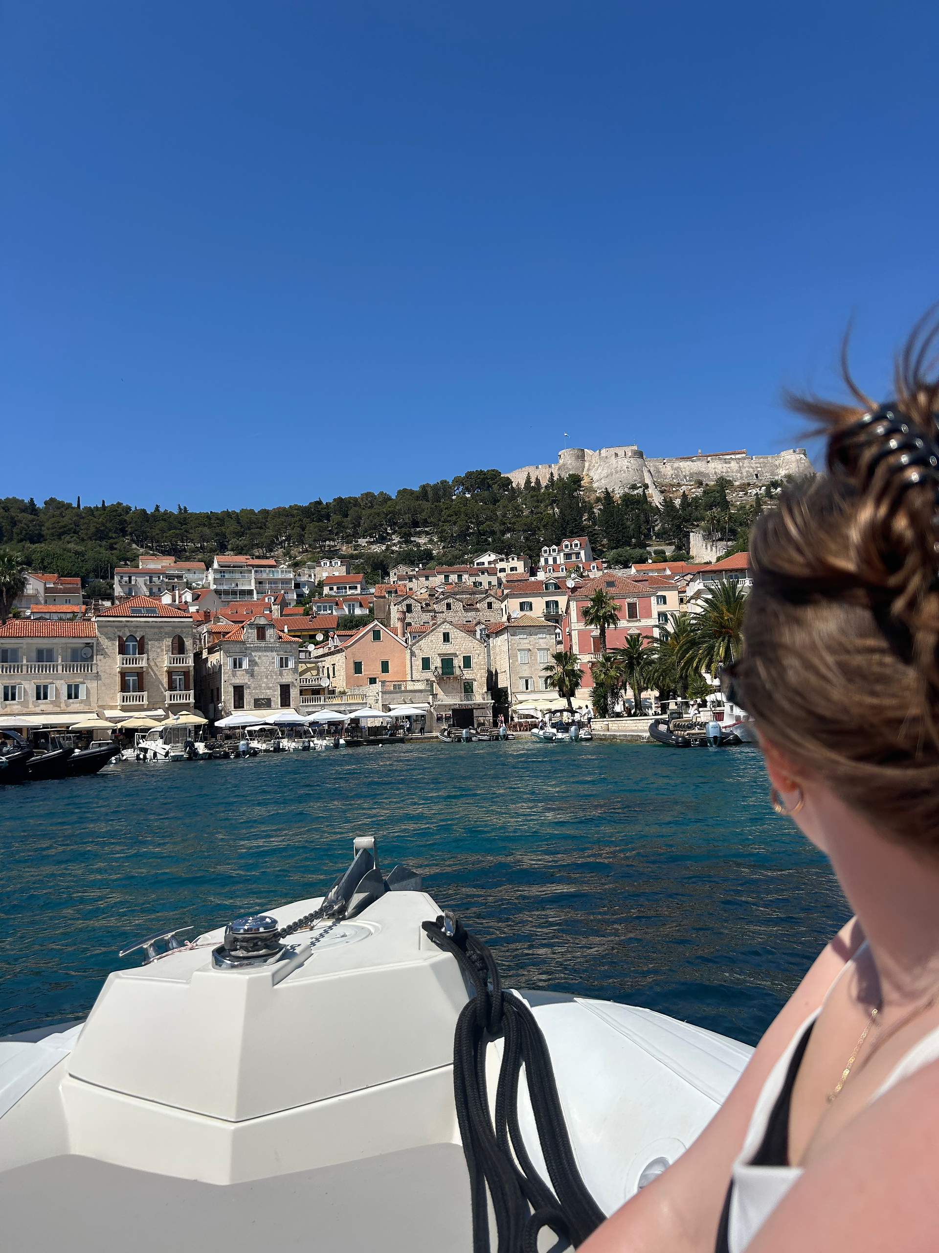 Boating in the Harbour of Hvar