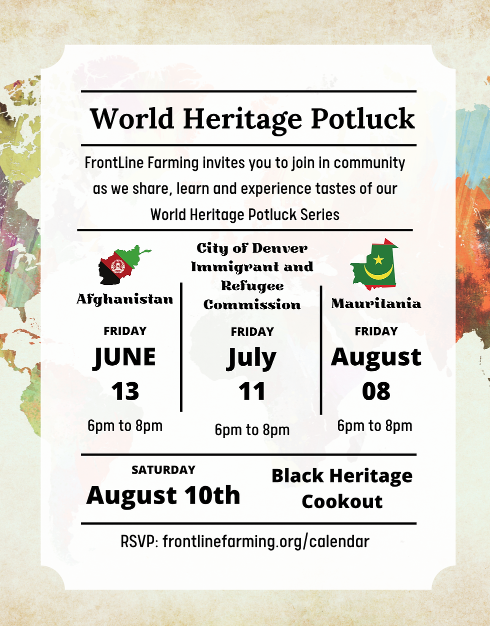 World Heritage Potluck