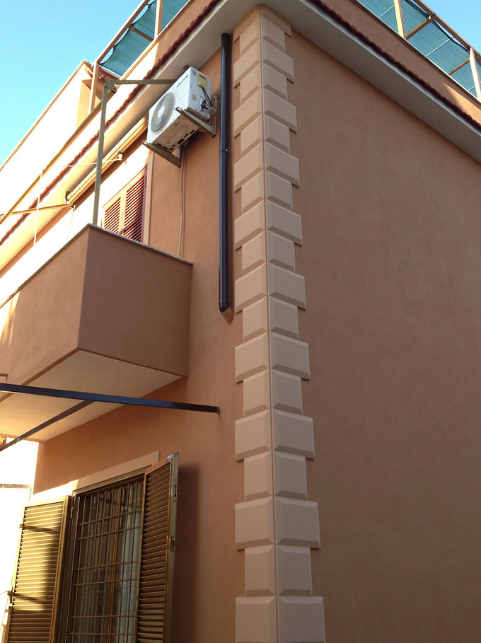 Facciata edificio dopo ristrutturazione