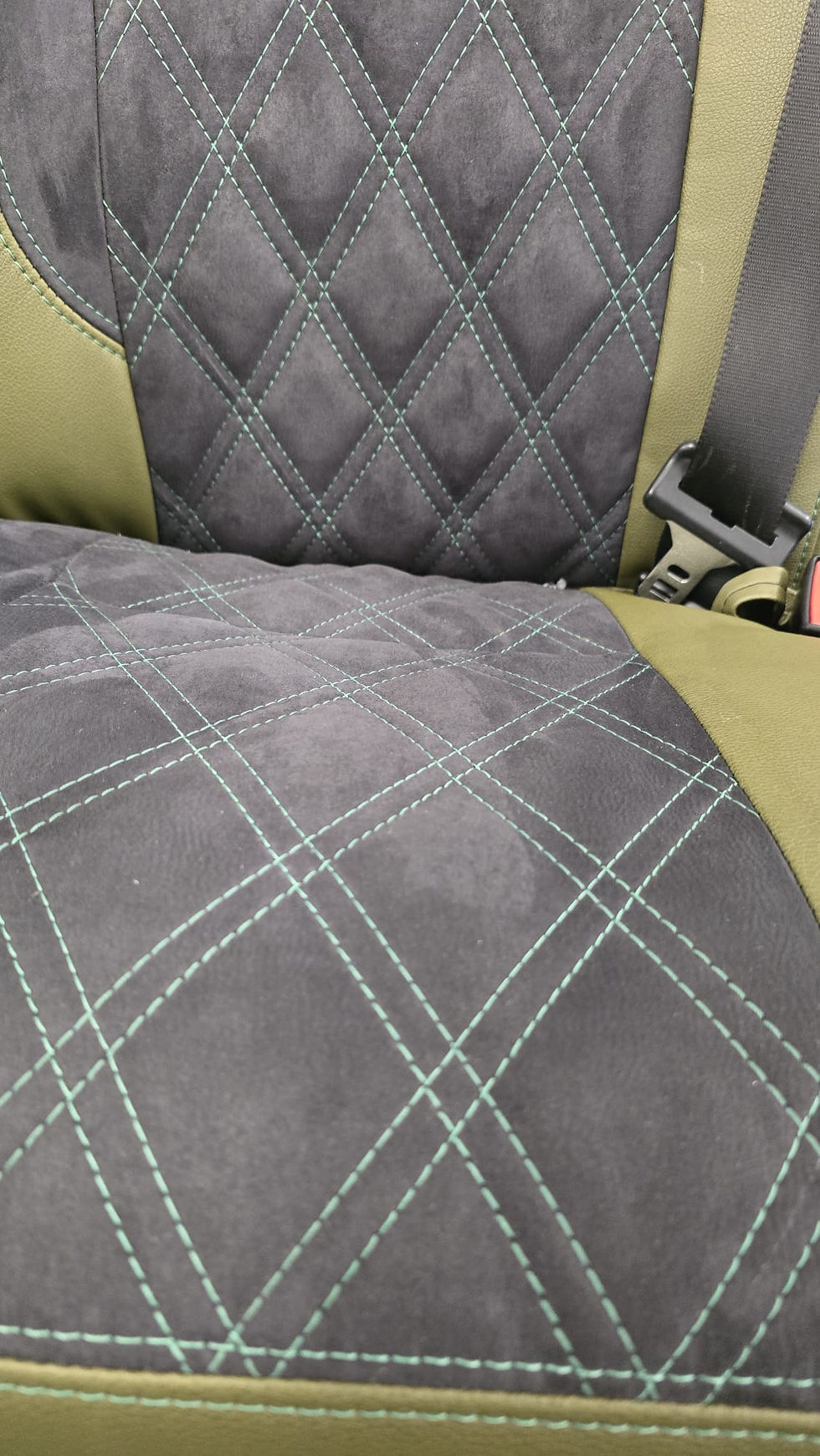 Thumbnail: FORD TRANSIT SEATS MK6 MK7 Set Seats Olive Green Edition (2006–2013)