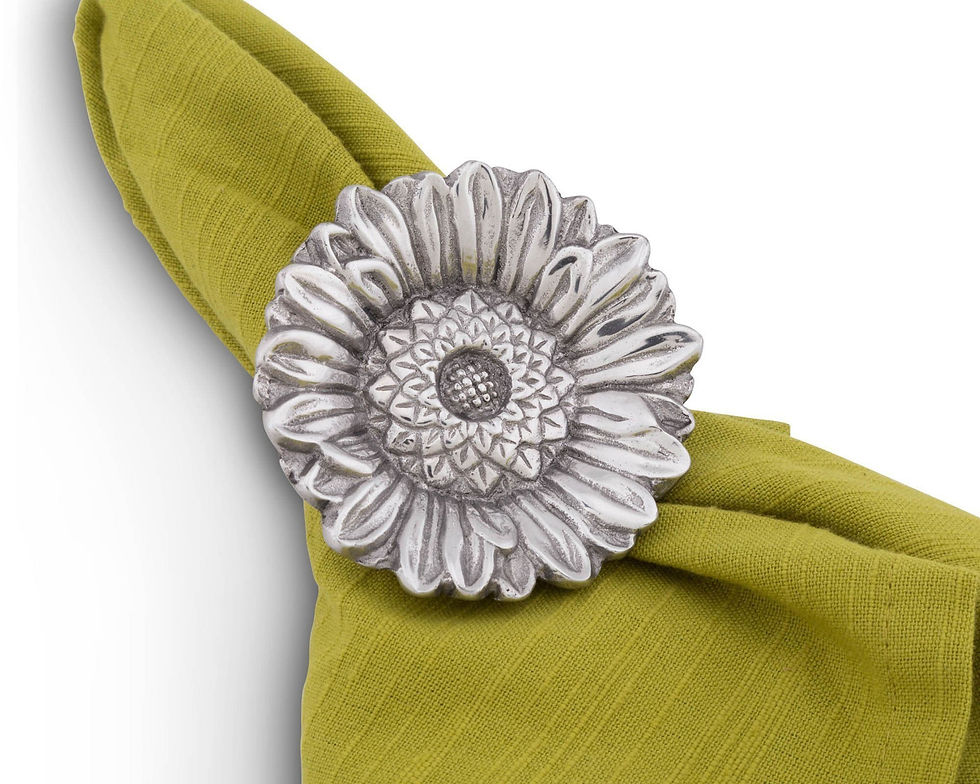 Thumbnail: BUTTERFLY AND FLOWER NAPKIN RINGS