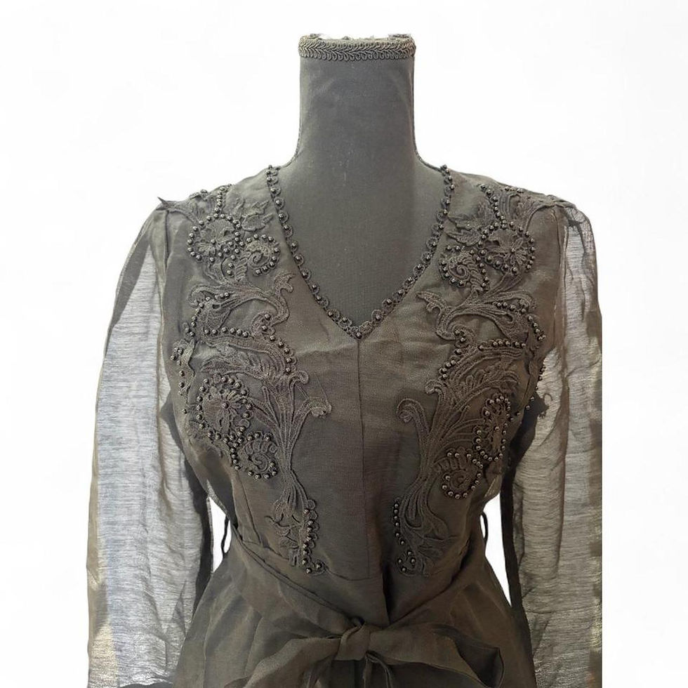 Thumbnail: Lace Long Sleeve Dress