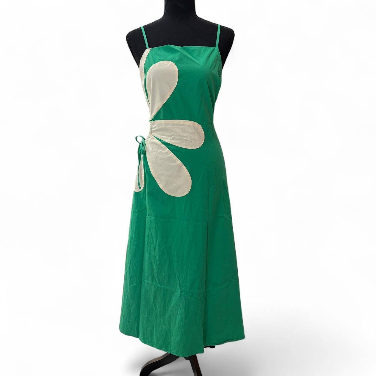 Green Flower Dress