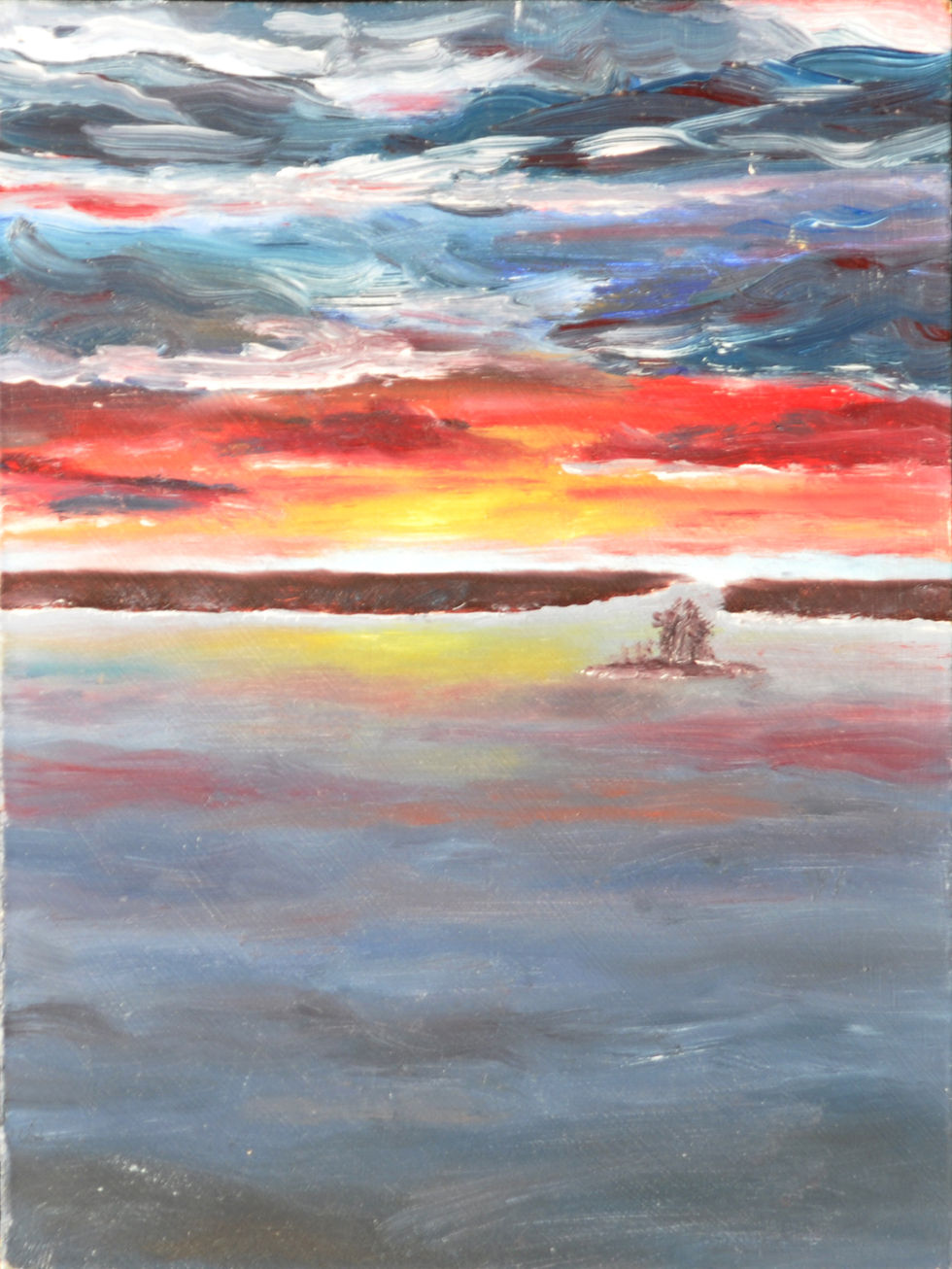 A Sunset in the Mississippi