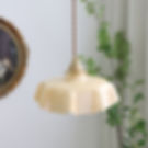 Home dining table decorative glass rag lampshade hanging light
