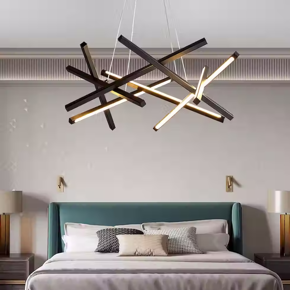 Miniature : Square Frame LED Pendant – 65 / 85 / 100 cm, Built-in LED_10