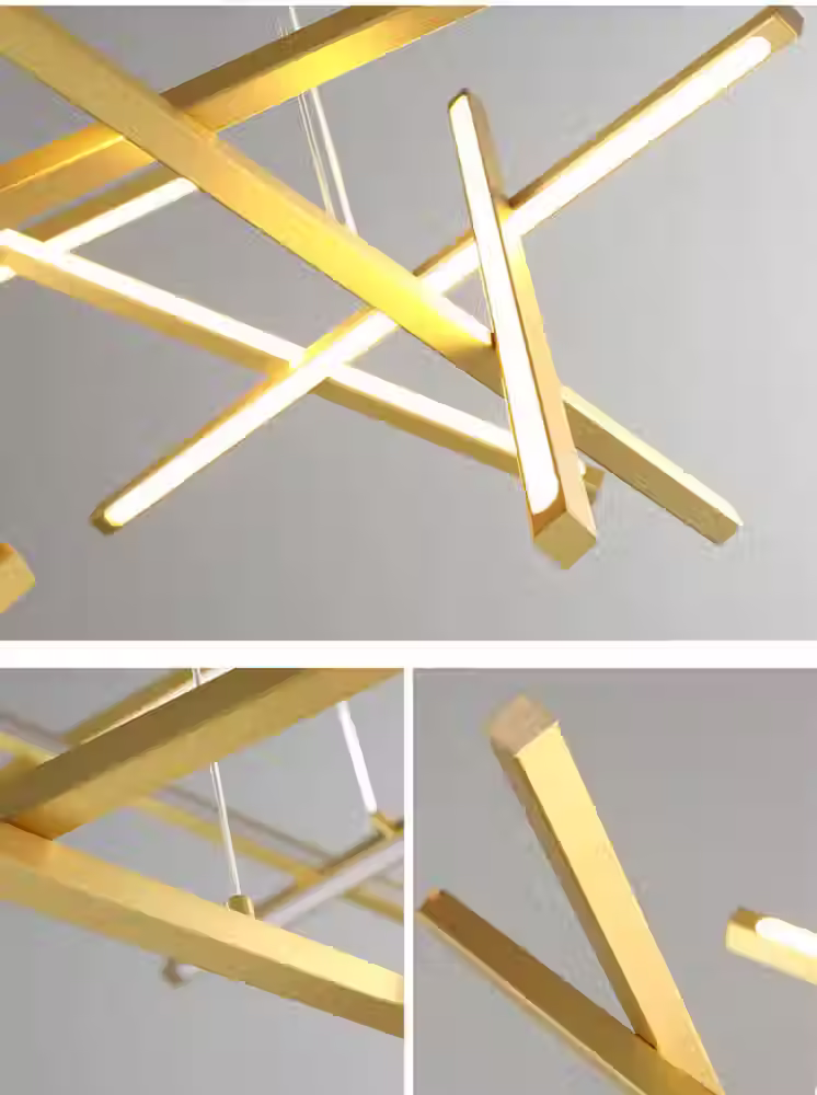 Миниатюра: Square Frame LED Pendant – 65 / 85 / 100 cm, Built-in LED_6