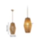 Rustic Rope Light Pendant: Cozy Restaurant Atmosphere Size