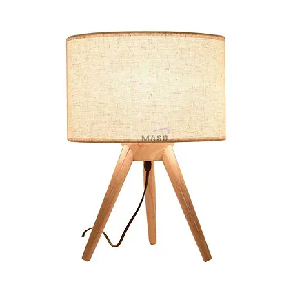Wood Base Led Desk Lamp CE Certification and Wood Material table Lamp
