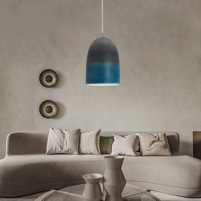 Miniaturbild: Interior gradient color art design fiberglass pendant lamp
