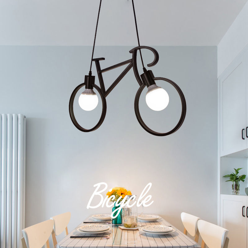 Thumbnail: Hotsale 2019 bicycle light led lamp bike hanging pendant lighting 2