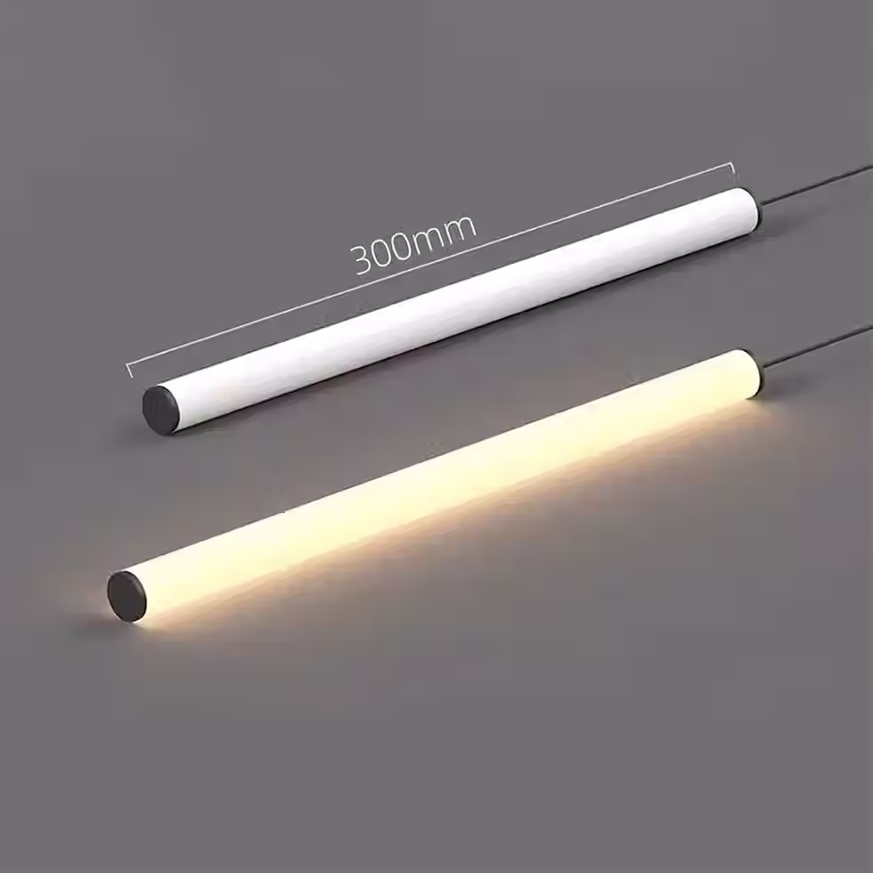 الصورة المصغرة: LED Tube Rain Stairwell Chandelier – 3-CCT, 6–35 Lights_2