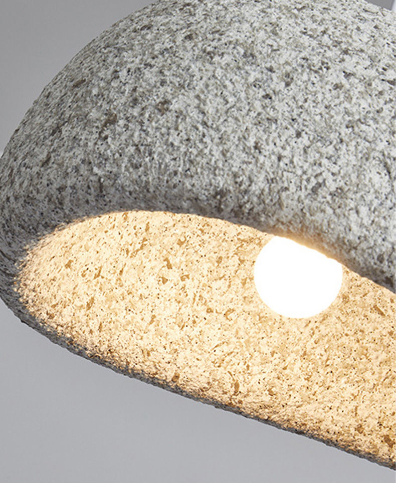 Thumbnail: Zen Stone Pendant Light sand red details 2
