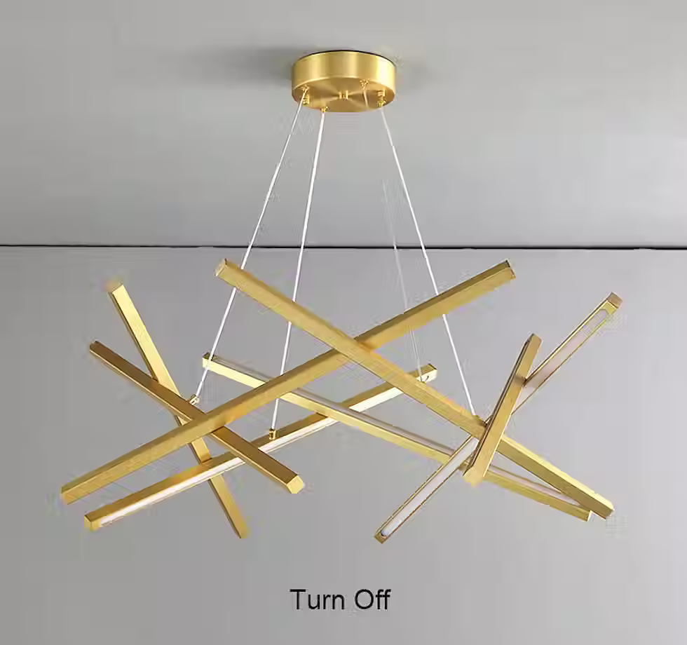 Миниатюра: Square Frame LED Pendant – 65 / 85 / 100 cm, Built-in LED_7