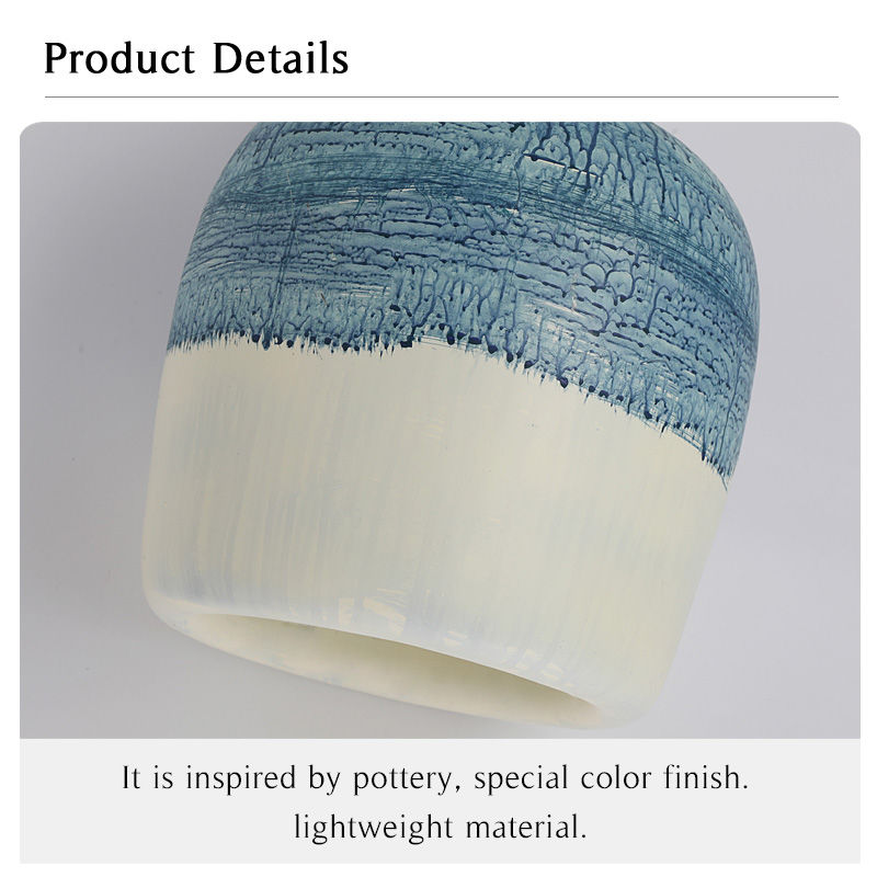 Miniatura: Indoor wabi-sabi porcelain lamp shape design pendant light