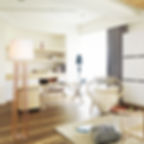 Miniatura: Modern living room wood design reading floor standing lamp 3
