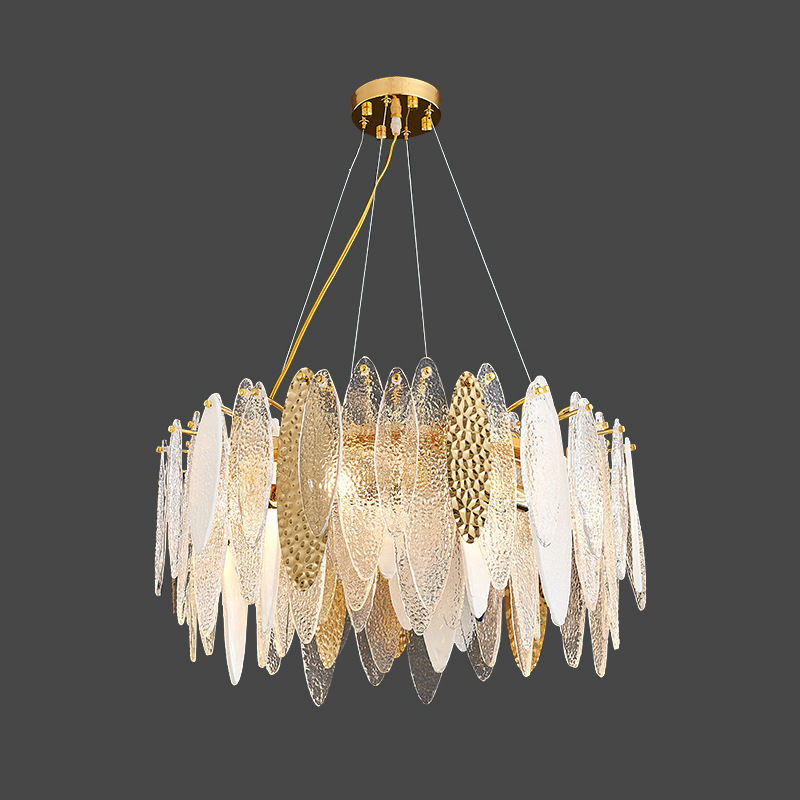 Miniaturbild: Glamorous Glass Teardrop Chandelier 4