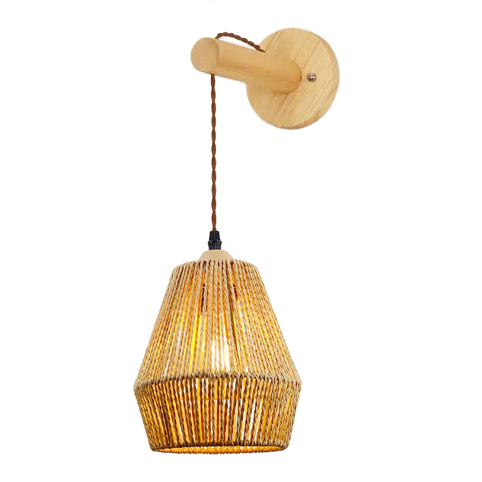 الصورة المصغرة: Charming Paper Rope Wall Lamp 2