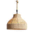 Vintage hemp rope light hanging design chandelier lamp