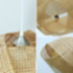 Miniatura: Bamboo woven pendant lamp shade design hanging light fixture 4