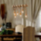 Creative bamboo pendant pamp restaurant rope chandelier