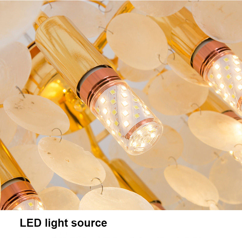 Miniaturbild: Elegant Shell-Inspired Chandelier - Luxurious Lighting for Refined Interiors Details 3