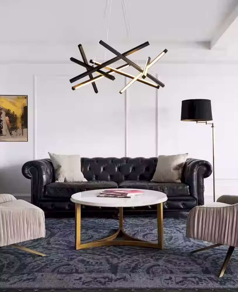 Miniature : Square Frame LED Pendant – 65 / 85 / 100 cm, Built-in LED_13
