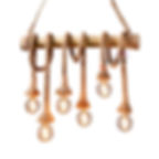 Creative bamboo pendant pamp restaurant rope chandelier
