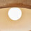 الصورة المصغرة: Wabi-Sabi Textured Dome Pendant Light - Minimalist Nordic Ceiling Lamp MZ8615 Detail 1