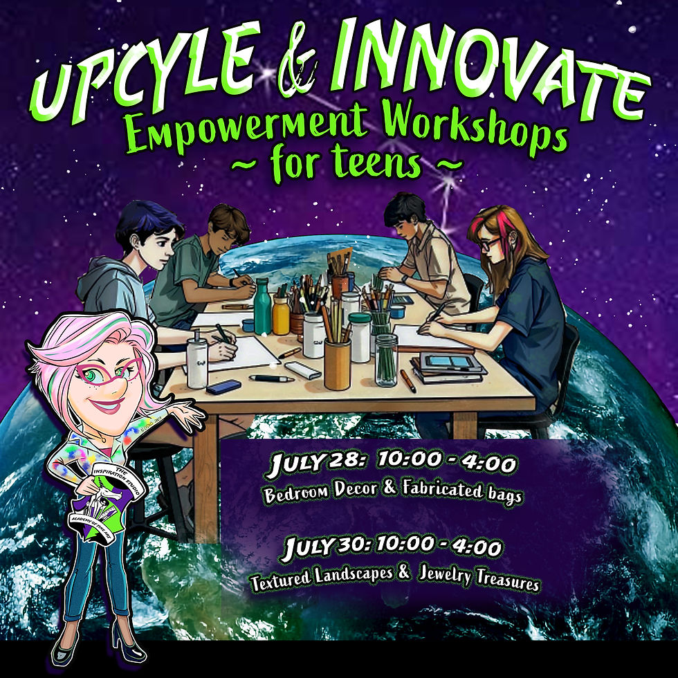 Innovate & Upcycle Teen Workshops