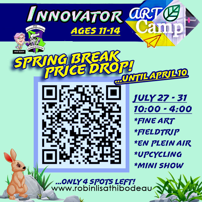 INNOVATOR - Art Camp (ages 11-14)