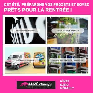 Avec Alizé Concept, préparez votre communication et soyez prêts pour la rentrée !