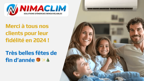 Nimaclim, votre confort thermique à Nîmes depuis 1990, vous souhaite d'excellentes fêtes de fin d'année