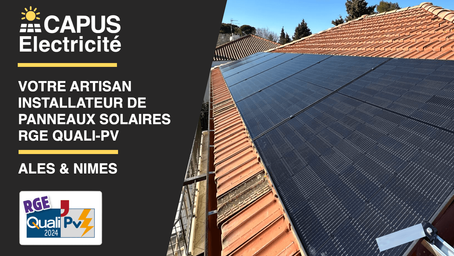 Nouvelle installation solaire : panneaux photovoltaïques à Alès