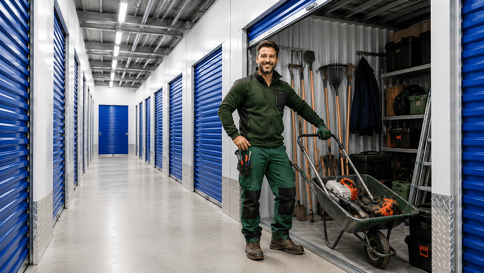 location box de stockage pour artisan paysagiste jardinier aubenas et montelimar