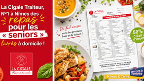 Cigale Traiteur : menu "repas senior" pour la semaine du 28 juillet