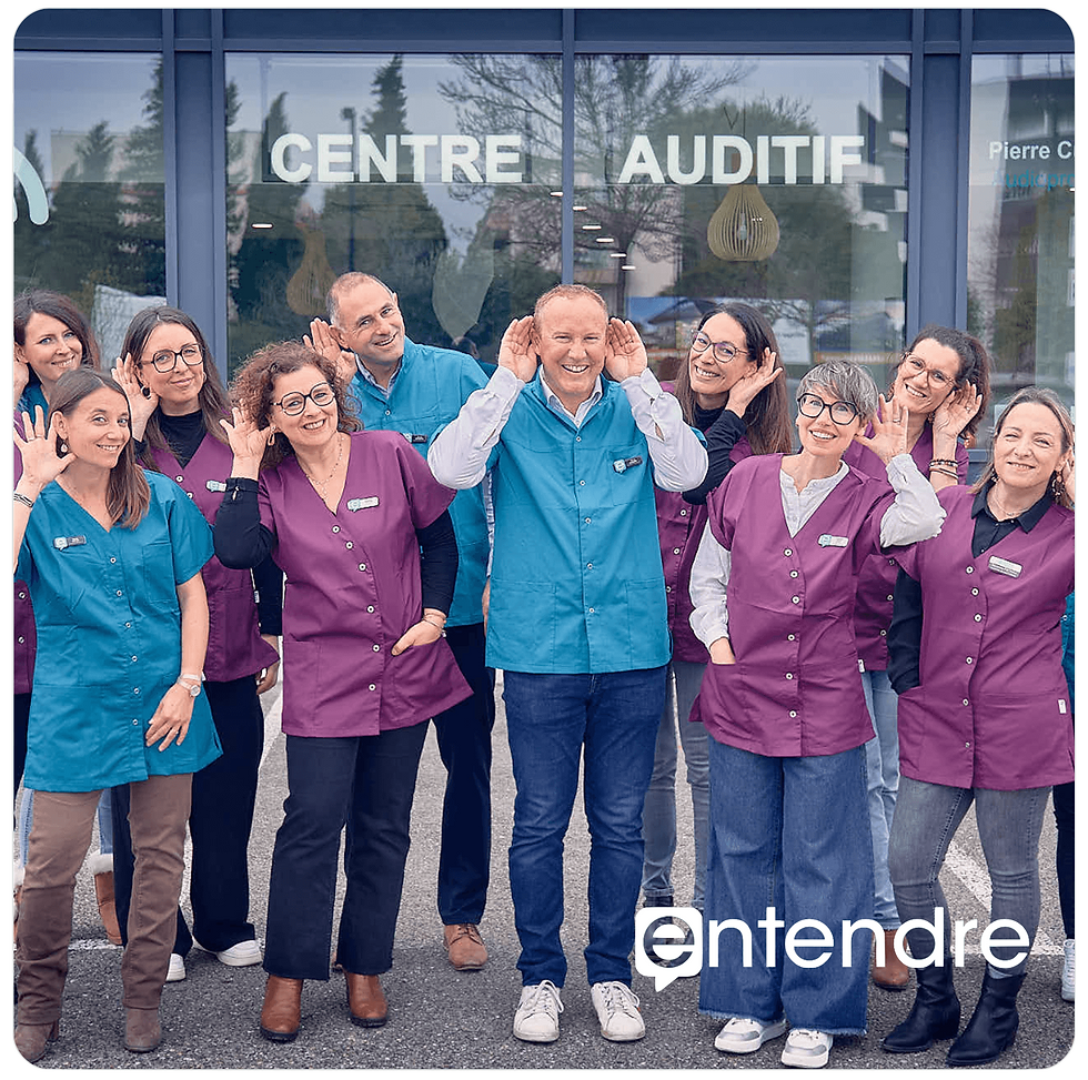 tout l'équipe centre auditif entendre nimes gard