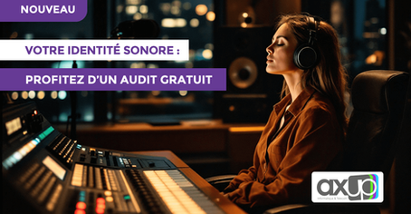 femme dans un studio enregistrement pour signature sonore