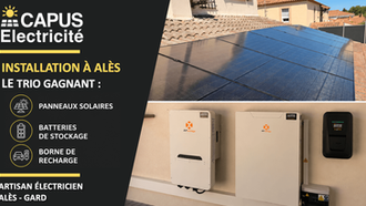Panneaux solaires à Alès : plus de puissance et des batteries de stockage pour plus d'autonomie