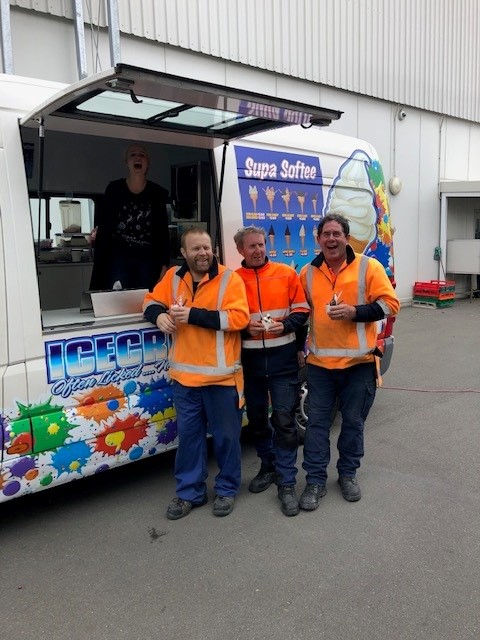 Ice cream fun at work