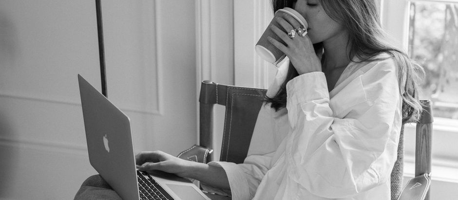 woman creating an online dating profile review service