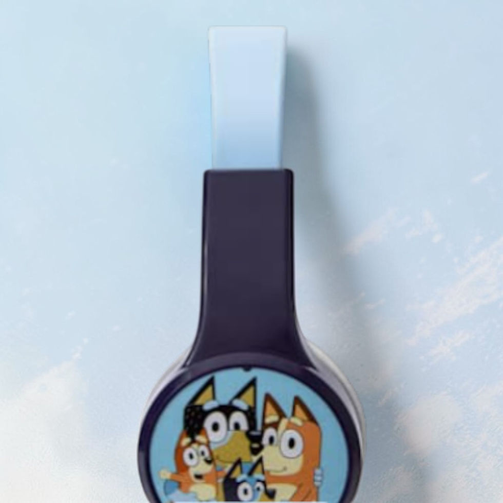 Thumbnail: Bluey™ Wired Kids Headphones | Volume Limiting | Safe & Fun | Blue | NEW