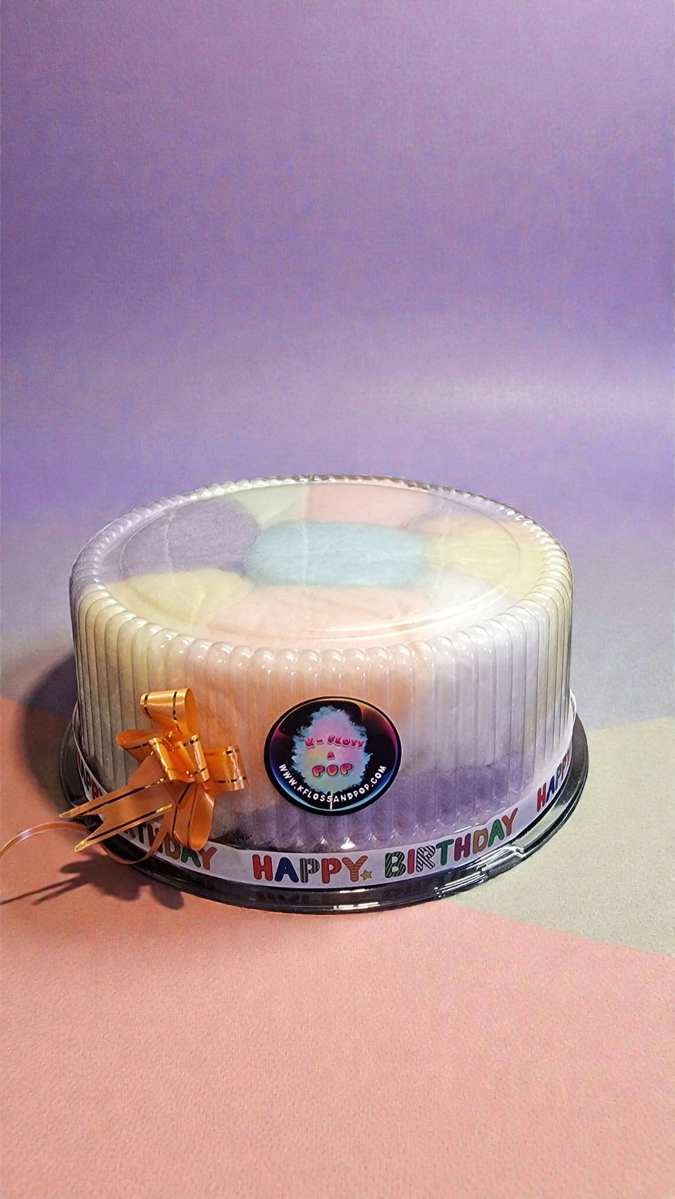 Thumbnail: Tear & Share Candy Floss Birthday Cake 20 Piece Pastel Mix A fun allergen