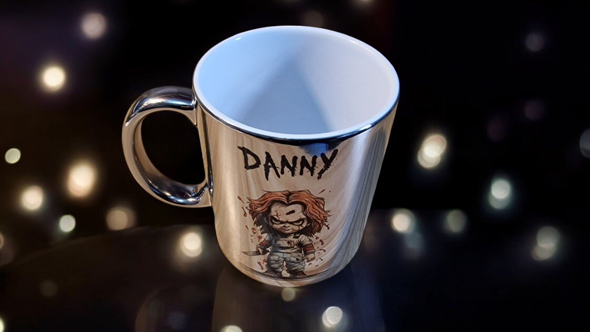 Chrome Chucky Mug