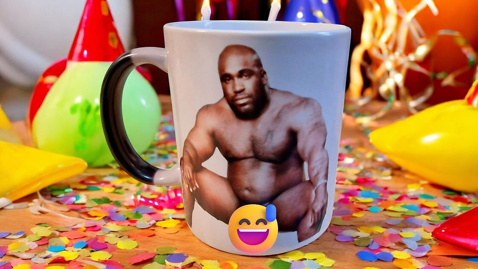 Thumbnail: Barry Wood Rude Naked Mug, Funny Prank, Valentines Gift