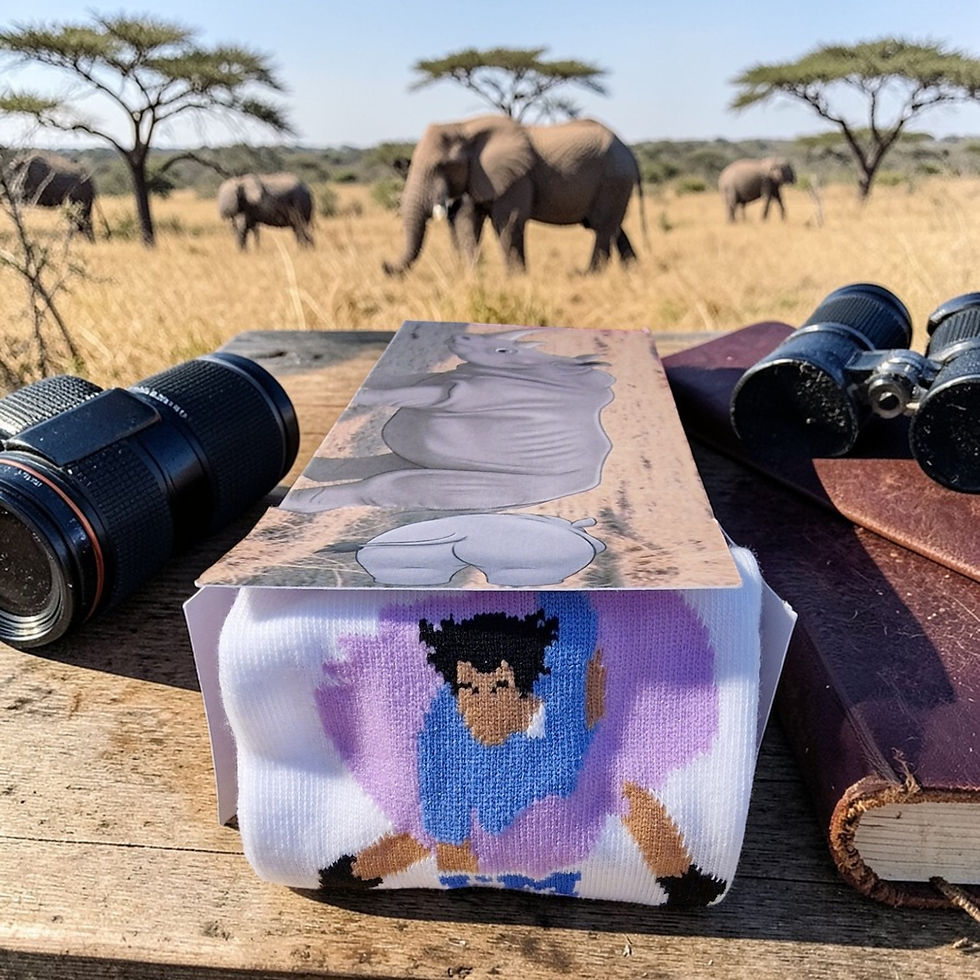 Thumbnail: Pet Detective inspired “I’m Ready To Go In Coach” socks gift set in a handcrafted rhino gift box. Funny novelty gift. Adult U