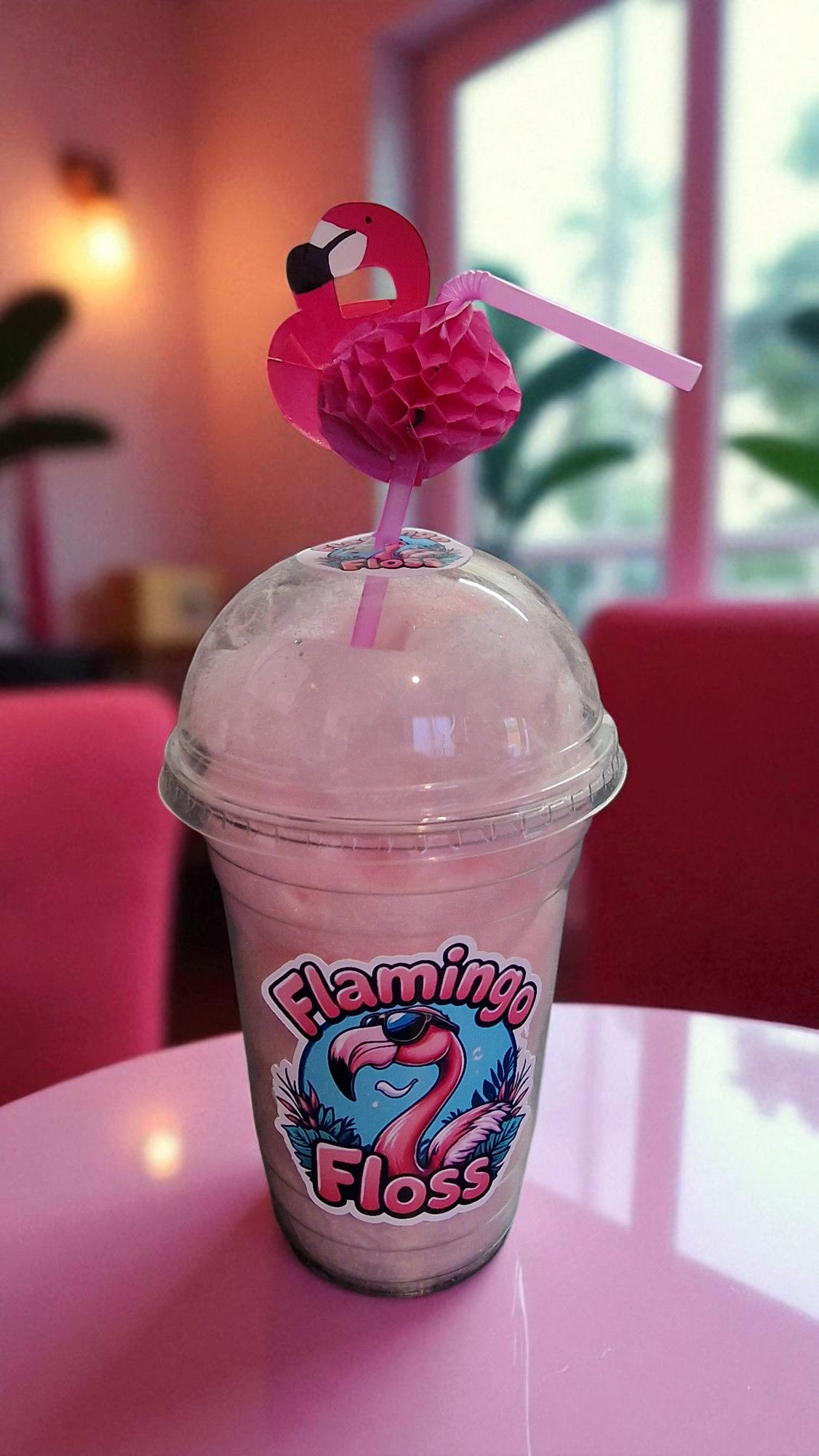 flamingo summer party floss