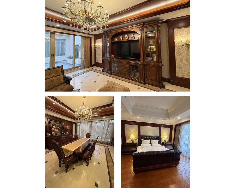 From around 2010. Typical interiors of a wealthy Chinese home owner