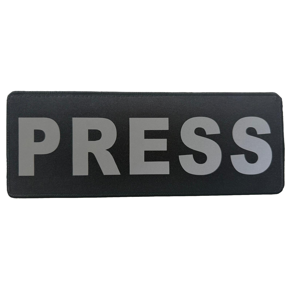 Thumbnail: Reflective Job Role Badge Large - 10" x 4"