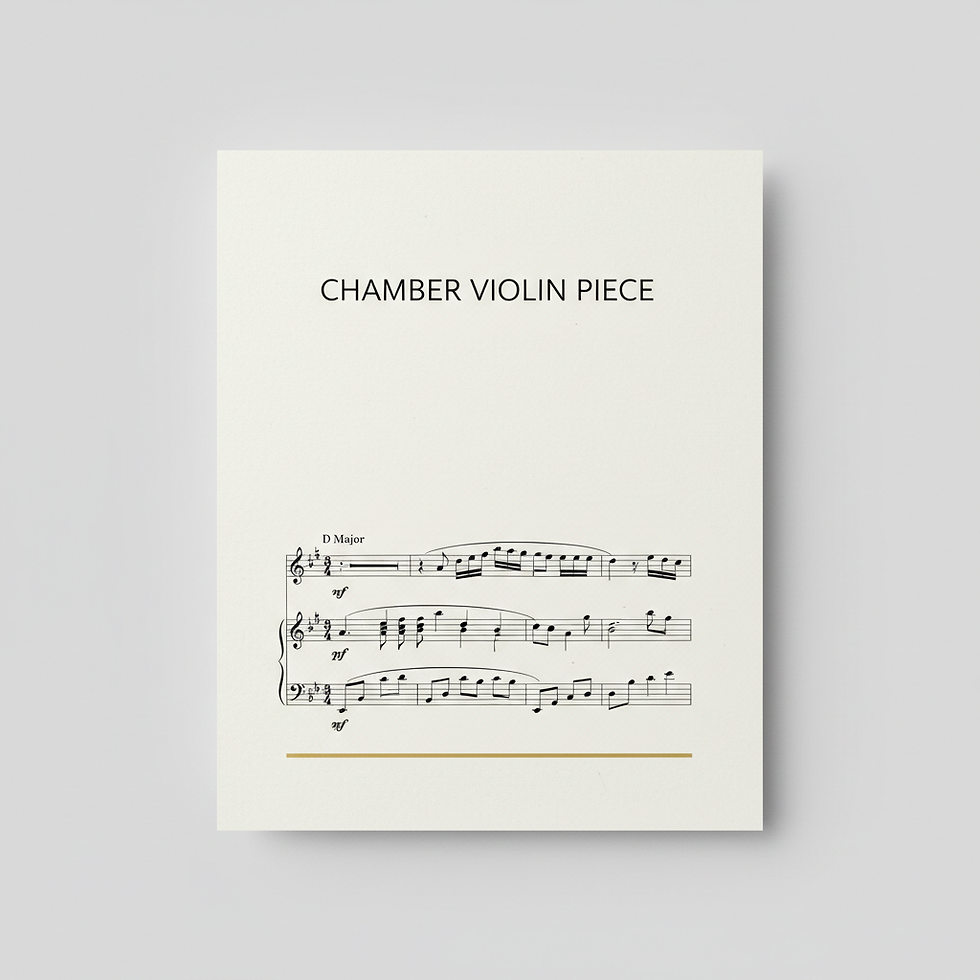 Chamber Violin Piece